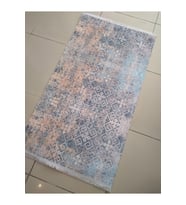 GABARDİN HALI KİLİM 1010 TURUNCU YEŞİL KAYMAZ GABARDİN HALI KİLİM 80X150 CM