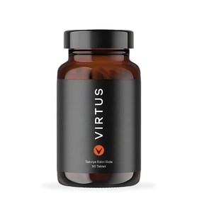 Virtus Tribulus Terrestris, Ginseng, Çemen, Boron, Çinko, Magnezyum, B12 Vitamini ve D Vitamini Takviye Edici Gıda 90 Tablet
