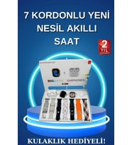 Akıllı Saat Bluetooth Kulaklık Adımsayar Takibi Çağrı Cevaplama