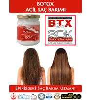 Acil Saç Bakımı / Botox Şok Bakım Terapisi / İşlem Görmüş, Aşırı Yıpranmış Saçlara Çözüm