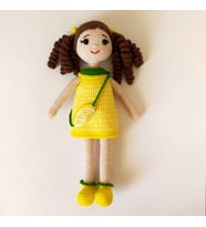 Limon Bebek Amigurumi Organik Oyuncak