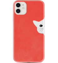 Apple iPhone 11 12 13 Mini Kılıf Desemli Silikon Kedoş 1735