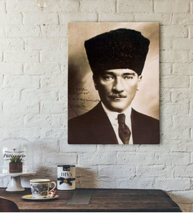 BK Home Atatürk Tasarımlı Kanvas Tablo-3