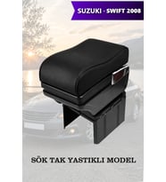 suzuki swift 2008 kol dayama Yastıklı Siyah geniş model Lüks Deri