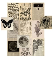 Orora Fairygrunge Gothic Poster Duvar Kağıdı Seti-12li-230g-A5