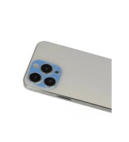 Newface Apple iPhone 13 Pro Max Rainbow Kamera Lens Koruma Cam - Mavi