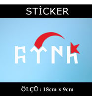 gök türk ayyıldız etiket sticker - 2 adet çıkartma araba motosiklet kask atv tablet pc buzdolabı otomobil bilgisayar uyumlu