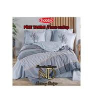 Tek Kişilik Poplin Pike Takımı Tanya İndigo