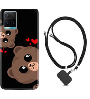 Vivo Y11S Y21S Y20 Y20S Y70 Kılıf Boyun Askılı Silikon Love Animals 1780