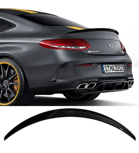 Mercedes C W205 COUPE Bagaj Üstü Spoiler Parlak Siyah Spoyler Plastik İthal 2014-2019