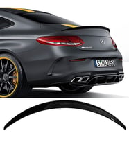 Mercedes C W205 COUPE Bagaj Üstü Spoiler Parlak Siyah Spoyler Plastik İthal 2014-2019