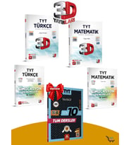 TYT Türkçe-Matematik Soru Bankası-Deneme Seti Çıkmış Sorular Hediyeli!