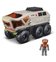 Space Explorers 6x6 Rover Sürtmeli Uzay Aracı ve Figür Bej