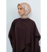 Armine Saf İpek Sura Eşarp-2026 İlkbahar-Yaz- 954800D (Pudra)