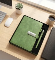 Özel Premium Kutulu Defter Kalem Seti