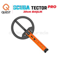 Scuba Tector PRO Su Altı Dedektörü&Sahil Arama Dedektörü - 20 cm Başlıklı