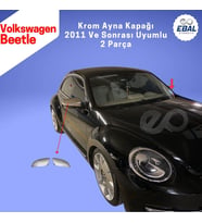 Vw Beetle Krom Ayna Kapağı 2 Parça 2011 Ve Sonrası P.Çelik (Gümüş)
