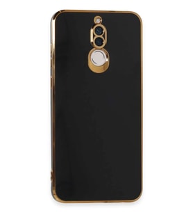 Mate 10 Lite Kılıf Volet Silikon - Siyah
