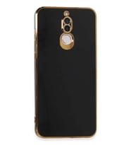 Mate 10 Lite Kılıf Volet Silikon - Siyah