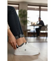 Enoch Bağcıklı ve Düz Tabanlı Erkek Casual Sneaker