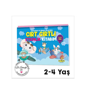 Konuşma Ve Dikkati Geliştiren 2-4 Yaş Cırt Cırtlı Etkinlik Kitabım