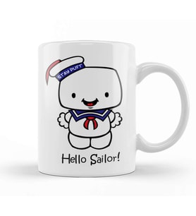 Ghostbusters Hello Sailor 01 Kupa Bardak Porselen