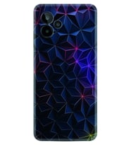 General Mobile GM 24 Pro Kılıf Silikon Desen Özel Seri Renkli Prizmalar 1783