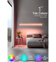 Şerit LED Led Işık Rgb Kumandalı Dimmer light Tak Çalıştır Plus