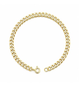 14 Ayar 4 mm Gurmet Altın Bileklik 18,5 cm