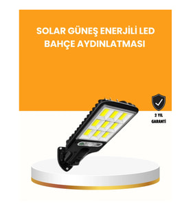 Mey İthalat® Sensörlü Sokak Tipi Lamba Günlük Kullanım İçin İdeal