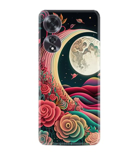 Oppo A60 Kılıf Boutique Baskılı Resimli Platonik Ay Pcode -073