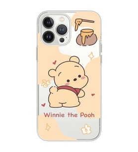 Iphone 12 Pro Uyumlu Winnie The Pooh Tasarımlı Şeffaf Telefon Kılıfı