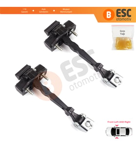 Renault Captur MK1 J87 H5 J5 2013-2019 804308807R İçin 2 EA Ön Sağ ve Sol Kapı Gergi Yayı