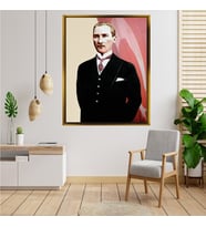 ÇERÇEVELİ ATATÜRK TABLO S371