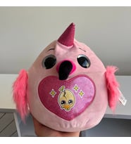 Peluş Pembeli Pembe Kalpli - Mavi Su Dünyası (Çok Renkli)