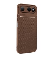 Northcity Tecno Spark 50 5G Auto Focus Karbon Kapak - Kahverengi