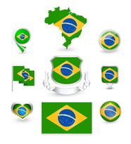 Brezilya Sticker SEt