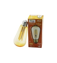 ELİTLED ST-64 4W - E27 GOLD COLOR FLAMENT LED RUSTİK AMPUL 500LUMEN KIRILMAZ GÖVDE (4490) (STD)