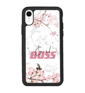 iPhone XR Uyumlu Sakura Girl Boss Tasarımlı Glossy Telefon Kılıfı