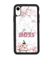 iPhone XR Uyumlu Sakura Girl Boss Tasarımlı Glossy Telefon Kılıfı