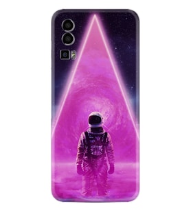 General Mobile GM 23 Kılıf Resimli Desenli Silikon Platinium Series Astro Purple2 1907