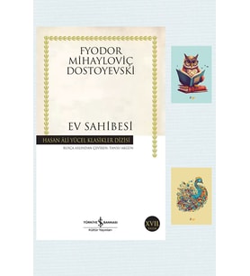 Ev Sahibesi - Hasan Ali Yücel Klasikleri - Dostoyevski - İş Bankası -9786053600749-Not Defterli Seti (Renksiz)