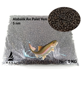 Haki Palet Yem 1Kg Sazan Alabalık Palet Yem 5nm