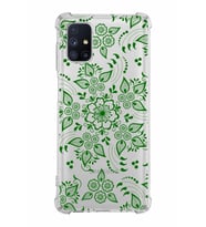 Samsung Galaxy M51  Köşe Korumalı Antişok Kapak Nostalji Desen Tasarımlı Şeffaf  Kılıf