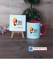 Mühendisler Günü Hediyesi Dekoratif Taş, Kupa Bardak Kırmızı Hediye (Model 1)