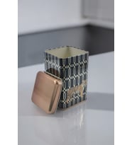 Kare Metal Saklama Kabı 11x11 Cm