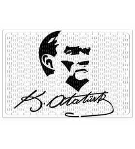 Atatürk İmzalı Puzzle 240 Parça Yapboz