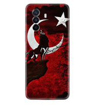 Huawei Nova Y70 Y90 Nova 9 SE  Kılıf Desemli Silikon Wolf and Moon 2 1381