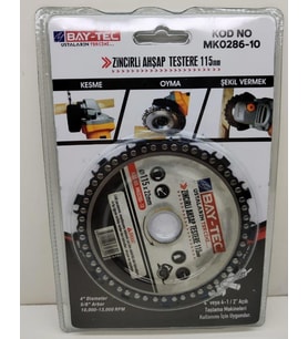 Bay-Tec Zincirli Ahşap Testere 115 mm MK0286-10