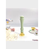 Mum Mühürü Sapı 5 Farklı Pastel Renkde Plastik Alaşım M8 Dişli  YEŞİL